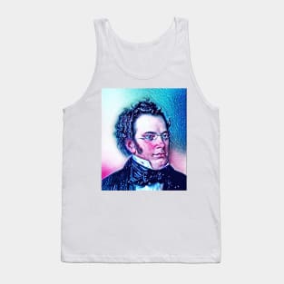 Franz Schubert Snowy Portrait | Franz Schubert Artwork 12 Tank Top